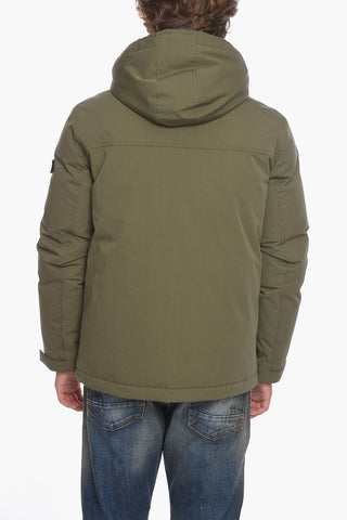 Parka imbottito in Piumino con Cappuccio