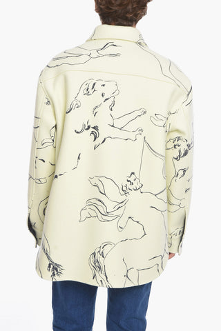 ASTROLOGY Lined Wool Coat