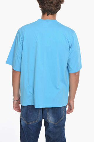 T-Shirt Giricollo A Maniche Corte Stampata