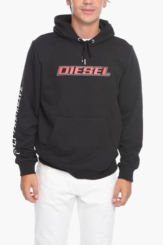 S-GIRK Hoodie Sweatshirt with Lettering Print