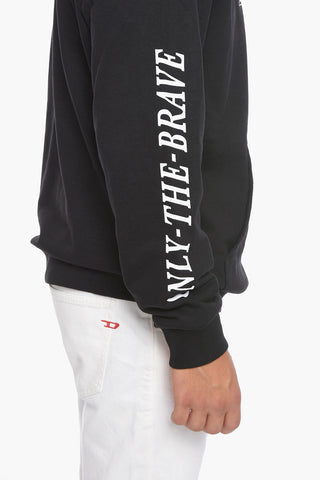S-GIRK Hoodie Sweatshirt with Lettering Print