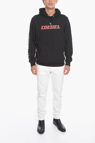 S-GIRK Hoodie Sweatshirt with Lettering Print
