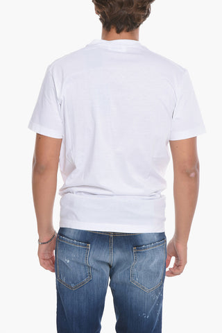 Crewneck Short Sleeved T-Shirt With Printed Logo