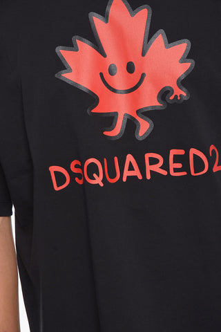 Crewneck Short Sleeved T-Shirt With Printed Logo