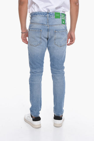Distressed SKATER Denims with Stonewash Effect 16 cm
