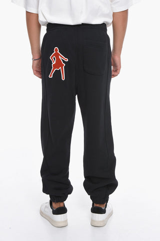Joggers in Cotone con Toppa