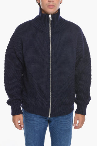 Wool ILARIA Pullover with Zip Fastening