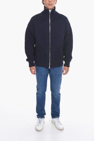 Wool ILARIA Pullover with Zip Fastening