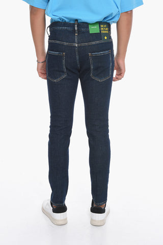 ONE LIFE ONE PLANET Jeans SKATER FIT con Lavaggio Scuro 15cm