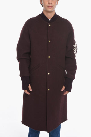 Cappotto in Misto Lana SAGITTARIUS con Ricami