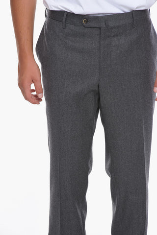 Pantaloni Super Slim Fit in Tinta Unita con Passanti