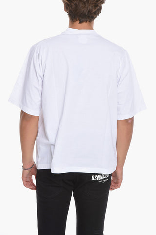 Printed Short Sleeved Crewneck T-Shirt