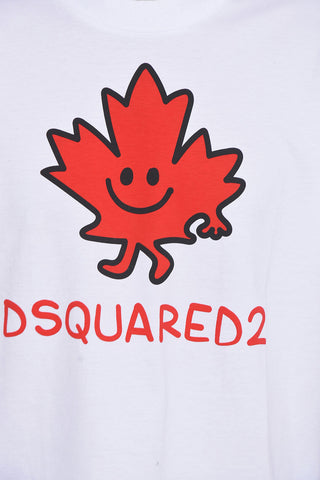 Printed Short Sleeved Crewneck T-Shirt
