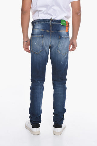 Distressed COOL GUY Denims with Light Wash 17 cm