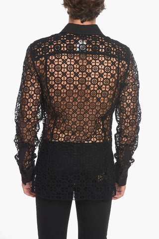 Cotton Macramé Shirt
