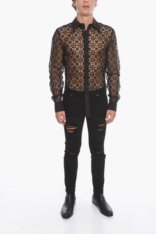 Cotton Macramé Shirt