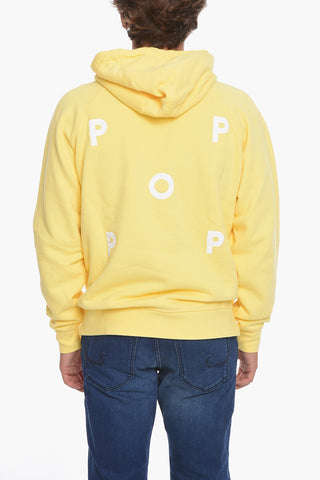 Solid Color Hoodie with Printed Logo