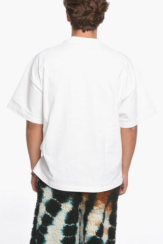 Crewneck T-shirt with Zodiac Patch