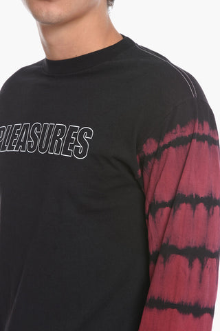 Acid Wash Effect Long Sleeve Crew-neck T-Shirt
