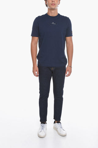 Crew-Neck T-shirt with Embroidery