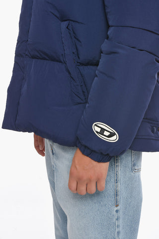 Down Jacket W-ROLF-NW UNISEX with Removable Hood