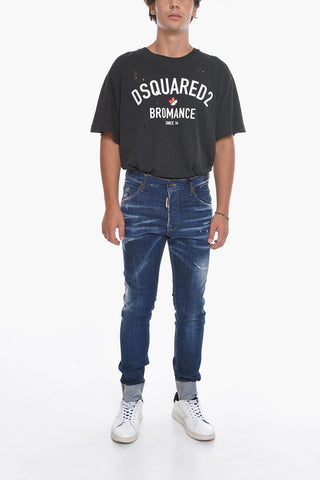 Jeans SKATER Effetto Distressed 16 cm