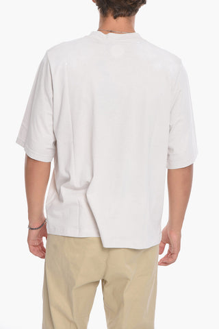 Printed Short Sleeved BEER Crewneck T-Shirt