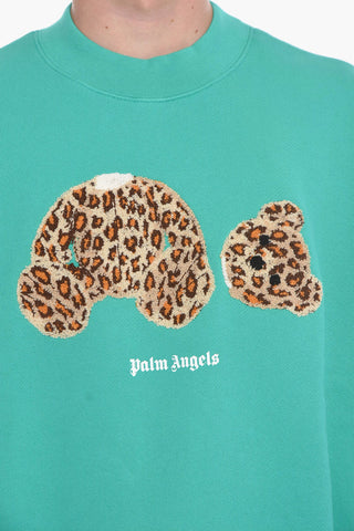 Cotton Crew-Neck Sweatshirt with Teddy