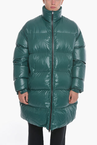 Piumino Oversize in Nylon Resinato 