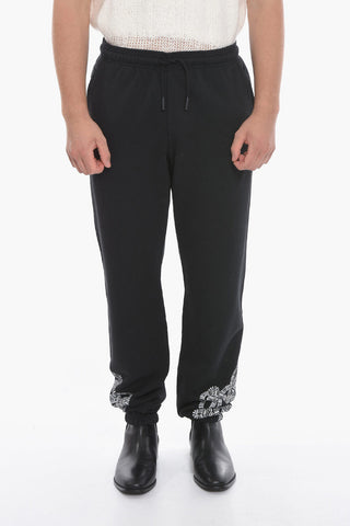 Brushed Cotton SNAKE WINGS Sweatpants