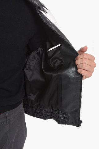VIOLETTE BANKS Lambskin FLAG Teddy Jacket
