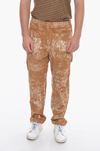 REYKJAVIK Overdyed Trousers with Acid-Wash Effect