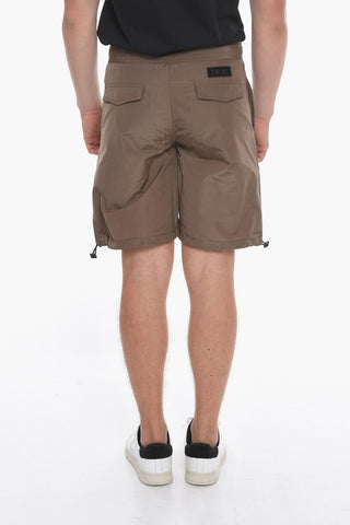 Tech Fabric Shorts with Safety Buckle