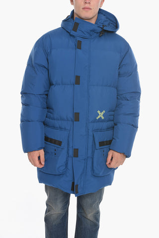 Hooded Padded Coat with Maxi Pockets