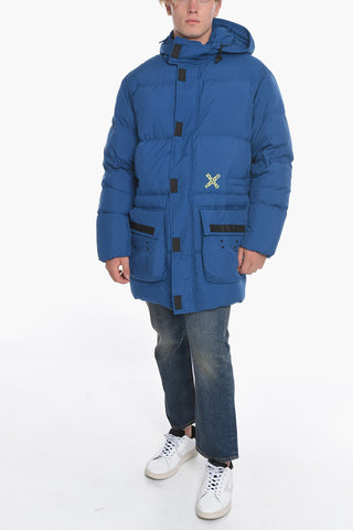 Hooded Padded Coat with Maxi Pockets