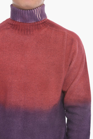 Turtleneck Sweather with Contrasting Detailing