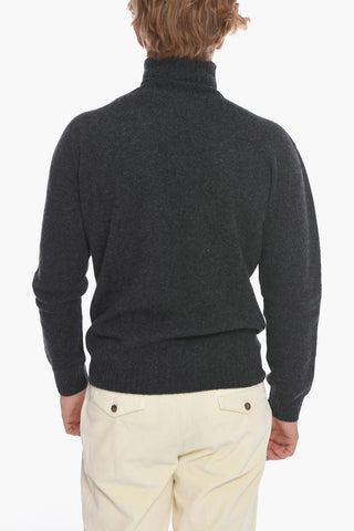 Virgin Wool Turtleneck Sweater