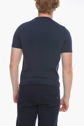 ID T-Shirt Girocollo con Logo Stampato