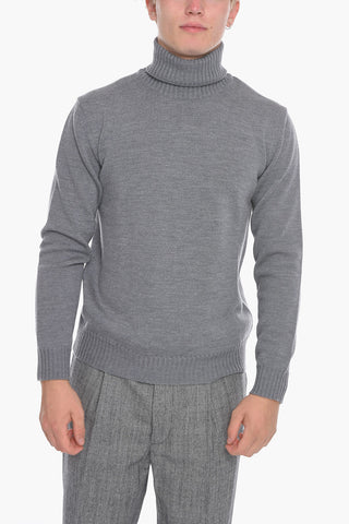 Virgin Wool Turtleneck Sweater