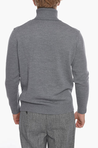 Virgin Wool Turtleneck Sweater