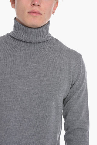 Virgin Wool Turtleneck Sweater