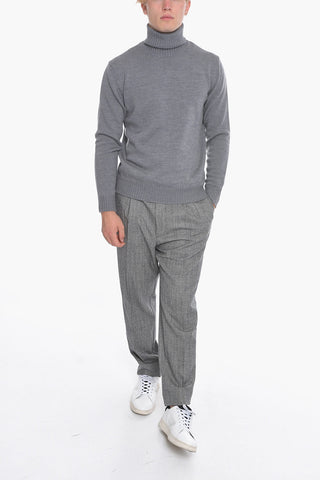 Virgin Wool Turtleneck Sweater