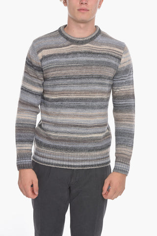 Maglia Girocollo con Fantasia a Righe