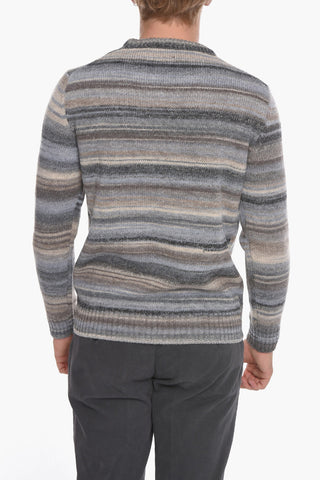 Maglia Girocollo con Fantasia a Righe