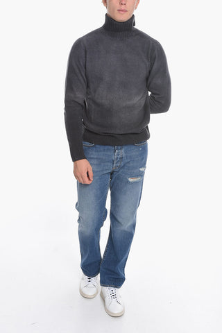 Virgin Wool Turtleneck Sweather