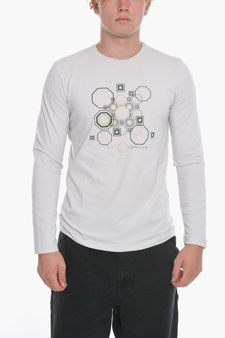 ID Crew Neck Cotton Jersey T-Shirt with Print