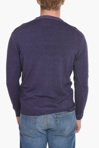 Virgin Wool Plain Cardigan