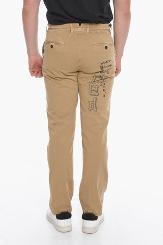 FACETASM Straight-leg Denims with Paint Splatter Detailing 19cm