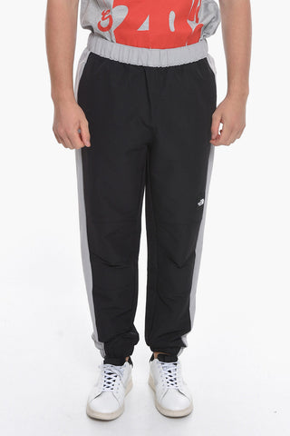 Pantaloni Casual Bicolore con Elastico in Vita