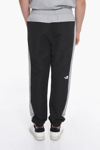 Pantaloni Casual Bicolore con Elastico in Vita